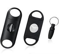 Pack of 3 Stainless Steel Cigar Cutters, Cigar Cutter, Double Blade Scissors for Most Cigars