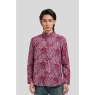 My Long Sleeve Tepung Pelita in Dual Raspberry