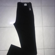Seluar slack hitam HM stretchable slim fit untuk kerja opis size 26-42
