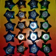 Colored star screwdriver bolts