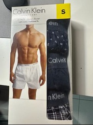 CALVIN KLEIN MEN'S BOXER 男純棉平口褲3入