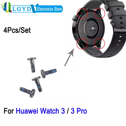 4Pcs/Set Back Cover Screws For Huawei Watch 3 / 3 Pro Repair Screw Replacement Part