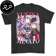 Yukina Minato Bang Dream Poppin Party Anime T-Shirt Anime T-Shirt Anime T-Shirt Standard Distro