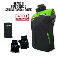 Latest G0-JEK Vest DRIVE-R ONLI-NE Waterproof Free Motorcycle Gloves and Buff
