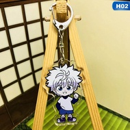 จี้ PERSLIGH Kurapika Zoldyck สองด้าน Killua HUNTER X พวงกุญแจพวงกุญแจล่าสัตว์