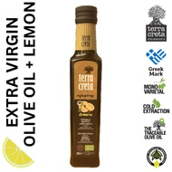 Terra Creta Greek Extra Virgin Olive Oil with Lemon 250ml -  by Agora Products