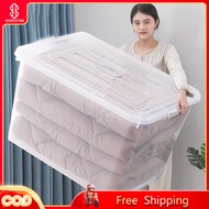 IKEA Clear Storage Box Transparent Plastic Storage Container Box Kotak Simpanan Stackable Organizer