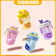 500ml straw Bottles high-value Summer Coffee Bottles women's large-capacity portable Water Bottles