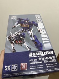 變形金剛 聲波 音波 連 機械狗 soundwave Bumblebee Soundwave & Ravage Trumpeter 模型
