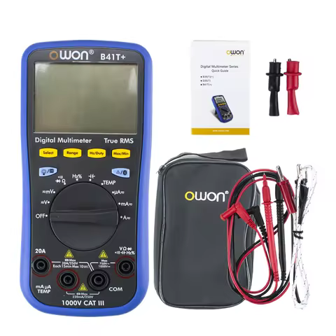OWON B41T+ True RMS Digital Multimeter 4 1/2 Digits 3 in 1 Digital Multimeter Support for Offline Re