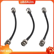 RG58 BNC Male Plug to BNC Male Plug Crimp Connector Coax Jumper Cable Wire Oscilloscope Signal Line