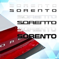 3D ABS SORENTO Letter Logo Rear Bumper Tail Trunk Sticker Car Styling For KIA Sorento 2004-2020 2021