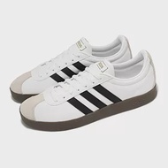 adidas 休閒鞋 VL Court 2.0 白 米白 黑 男鞋 女鞋 皮革 復古 焦糖底 Neo 愛迪達 ID6015