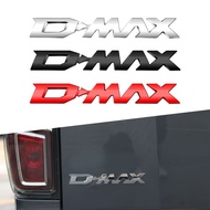 3D ABS Auto Car Styling For Isuzu DMAX D-MAX Car Letter Logo Car Side Fender Rear Emblem Badge Stick