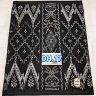 Sarung Hitam Donggala Wadimor Atlas Motif BHS Polos Batik Elegant