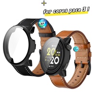 COROS PACE 3 strap leather strap for coros pace 3 Smart Watch strap Sports wristband COROS PACE 3 case Screen protector