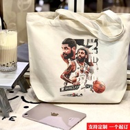 Irving Merchandise Same Style Tote Bag Canvas Bag Men Shoulder Bag Student Sports School Bag Large C