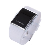 new led watch luxury fashion womens Digital Sport strap wristwatch for ladies dress watches clock-All White
