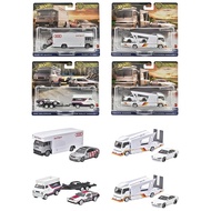 Hot Wheels Team Transport Assortment - Vehicle Toy Mini Cars Set of 2 (4 Packs) - Box Sale for Ages 