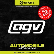Agv Helmets Vinyl Stickers | Sticker | Kereta | Motor | Helmet | Basikal | Decoration