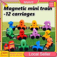 1 Set Magnetic Digital Train toys Wooden Train Set For Toddler Number Trains Learning Educational To