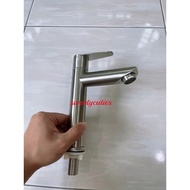 Stainless Steel Bathroom Toilet Faucet Basin Tap / Kepala Paip Sinki