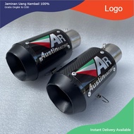 Exhaust Austin Racing Carbon type - Exhaust/Muffler Austin inlet 51mm Only
