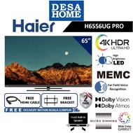 2022 NEW MODEL [FREE DELIVERY WITHIN KL] HAIER 65'' 4K SMART ANDROID QLED TV (FREE HDMI CABLE & BRAC