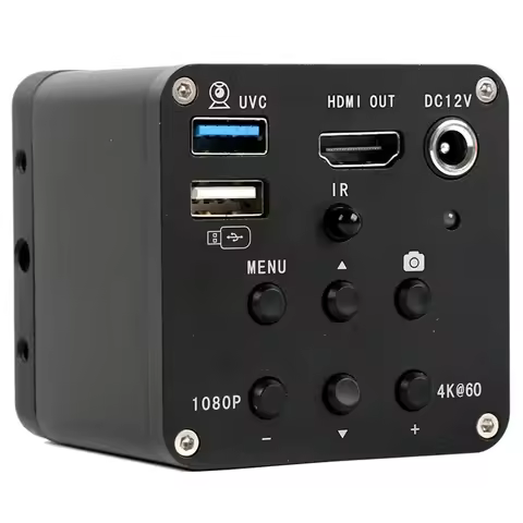 8MP 4K 1080P 60FPS Industrial Digital Video HDMI USB Microscope Camera for PCB Soldering Phone Repai