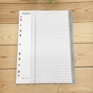 Plastic Label Paper Gray Hole11A4Page501-50PP Classification Paper Paging Paper Index Paper Colorful
