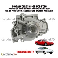 HONDA ACCORD SM4~CB3/CB4/CB6 INSPIRE 16V DOHC~PRELUDE BA8/BA9 (F22A/F20B) WATER PUMP GWHO-35A BRAND 