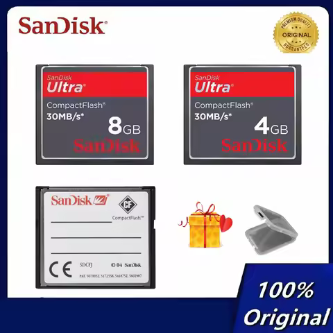 Original SanDisk 8GB 4GB 2GB CF Memory Card Ultra CompactFlash Card 60MB/s UDMA Flash Card Memory Ca