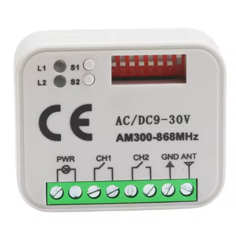 Universal Wireless Remote Control Receiver Gate Opener 315Mhz 433Mhz 868Mhz