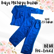 PRE LOVED SET BAJU MELAYU BUDAK WARNA BIRU