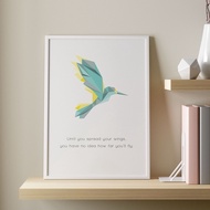 Quotes with Frame A4 A3 Size HOME DECOR / WALL ART / MOTIVATIONAL WORD