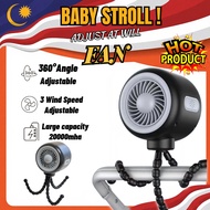 Portable Octopus Fan Baby Stroller Fan Rechargeable 20000mAh 3 different wind speeds Strong Wind, Po
