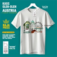 AUSTRIA SOUVENIR T-SHIRT VIENNA WITH HANG PREMIUMTAG MADE IN 30S COTTON PREMIUM SOUVENIR GIFT