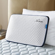 หมอนนุ่มสำหรับนอนหลับหมอนโฟมหน่วยความจำบางระบายความร้อนหมอนแบนสำหรับนอนหลับ Oeko-Tex & cereal-US รับ