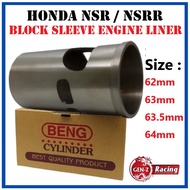 Honda NSR NSRR NSR150 (62mm/63mm/63.5) Cylinder Engine Liner Cylinder Sleeve Block Sleeve Tukir Bloc