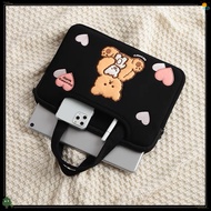 Korean Laptop Bag Girls Embroidered Notebook Protective Case 13.3 Inches Shockproof 47cm 52cm 53cm