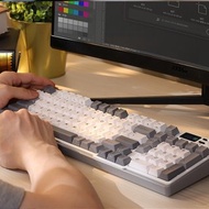 irocks K85R 機械式鍵盤-熱插拔-RGB背光-冰晶白 注音版