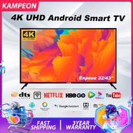 KAMPEON Smart TV 32 inch 4K TV flat screen smart tv Smart TV 43 inch android TV 50 inch Google TV Di