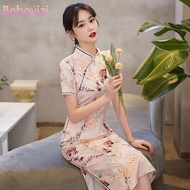 Summer Short Sleeve Retro Improvement Qipao Dress New Chinese Traditional Cheongsam for Women Clothes 新年旗袍