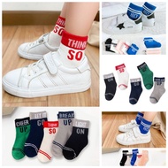 ♥️Ready stock♥️ (5pcs in 1set)Sport Baby Sock Giftset Baby Girl Boy Socks NB-3yr