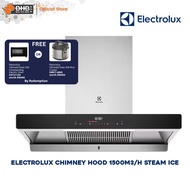Electrolux ECC9788S 90cm Chimney Hood 1400m3/h Touch Control with SteamClean Self-cleaning - EFC928S