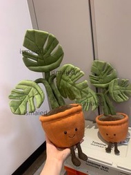 Jellycat龜背竹盆栽玩偶