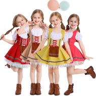 Kids Girls German Bavarian Oktoberfest Costume Festival Cosplay Outfits for United Nations and Hallo