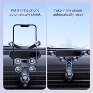 Universal 360 rotating Car Aircon Vent Cellphone Holder Mount Clip Navigation Hook Type Fixation