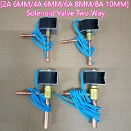 SOLENOID VALVE 2-WAY Aircond [6MM-10MM AC220V] | HVAC Spare Part Dua Arah [AC 2A-8A] Untuk Penyejuk 