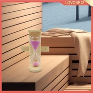 [Lovoski2] Sauna Hourglass, 15 Minutes, Wooden Hourglass, Sauna, Versatile, Heat-resistant, Hourglas